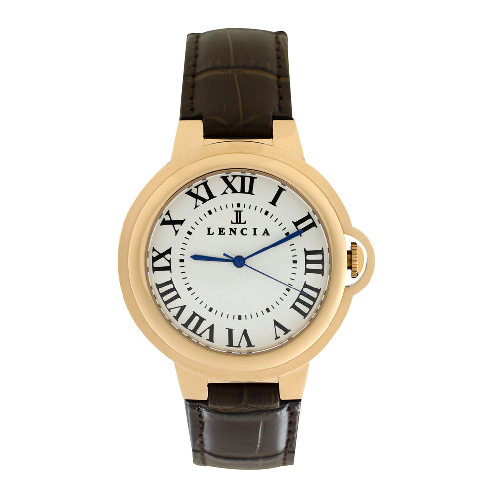 Lencia Leather Men Analog Watch-LC7374B - Image 9
