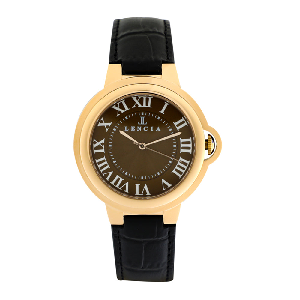 Lencia Leather Men Analog Watch-LC7374B - Image 7