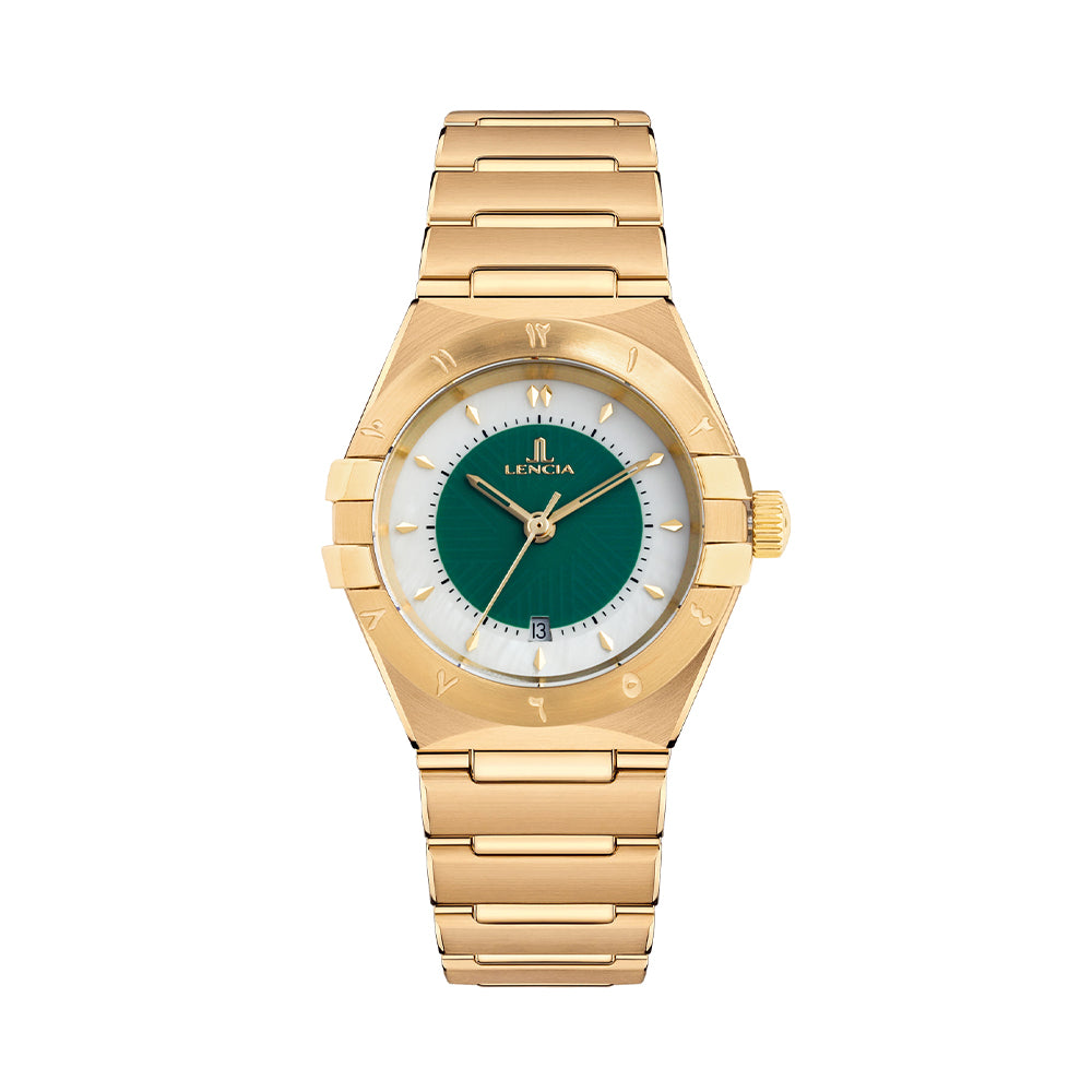Lencia Luxe Gold Women Watch LC2424W5