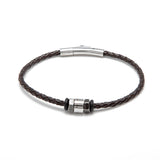 Lencia Men's Brown Bracelet LMB-190901 - Image 3