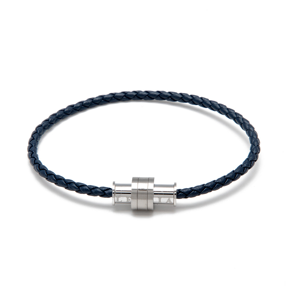 Lencia Men's Dark Blue Bracelet LMB-JMYLB117.MYI-BL - Image 2