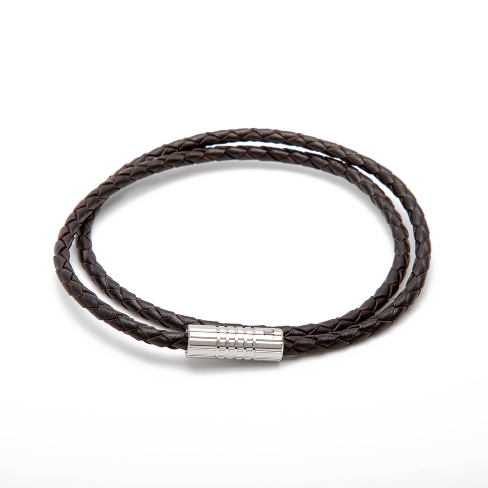 Lencia Men's Hazel Brown Bracelet LMB-190902C-BR