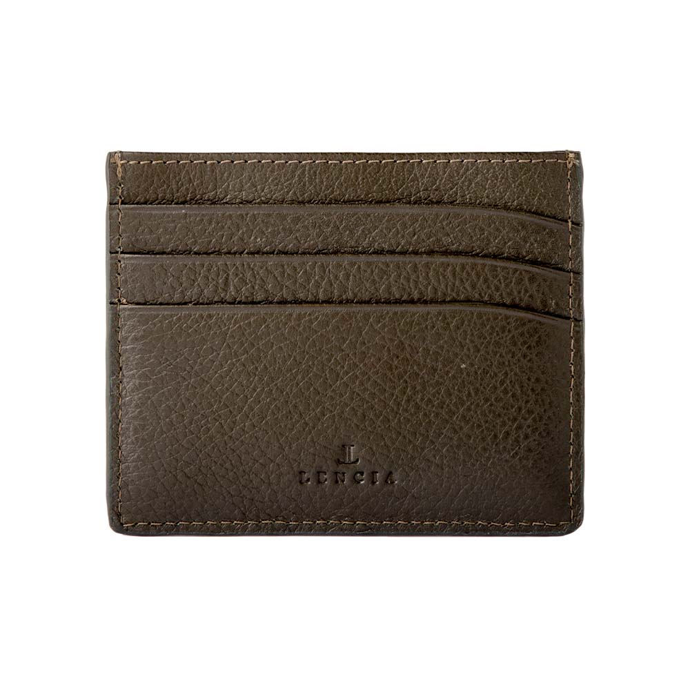 Lencia RFID Protected Floater DD Pattern Leather Card Holder LMWC-16668FDD - Image 7