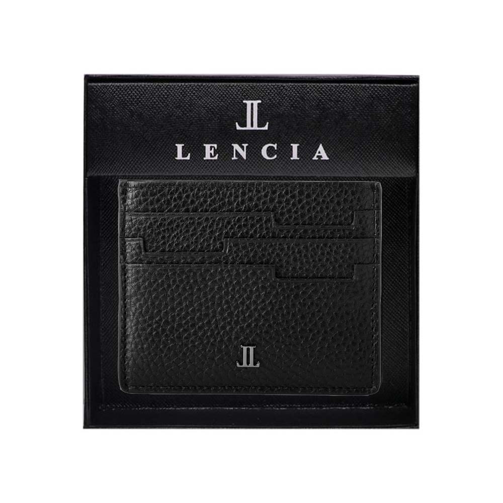 Lencia RFID Protected Floater DD Pattern Leather Card Holder LMWC-16669FDD - Image 14