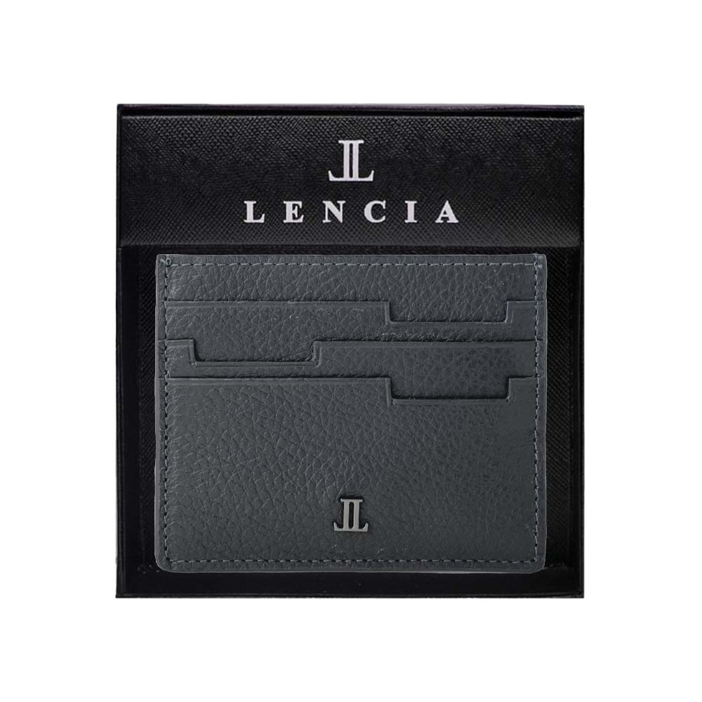 Lencia RFID Protected Floater DD Pattern Leather Card Holder LMWC-16669FDD - Image 13