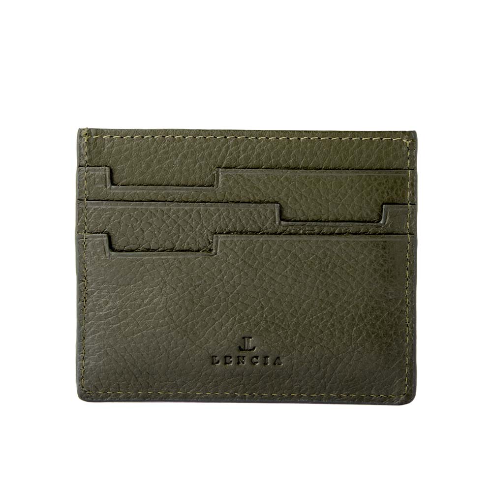 Lencia RFID Protected Floater DD Pattern Leather Card Holder LMWC-16669FDD - Image 6