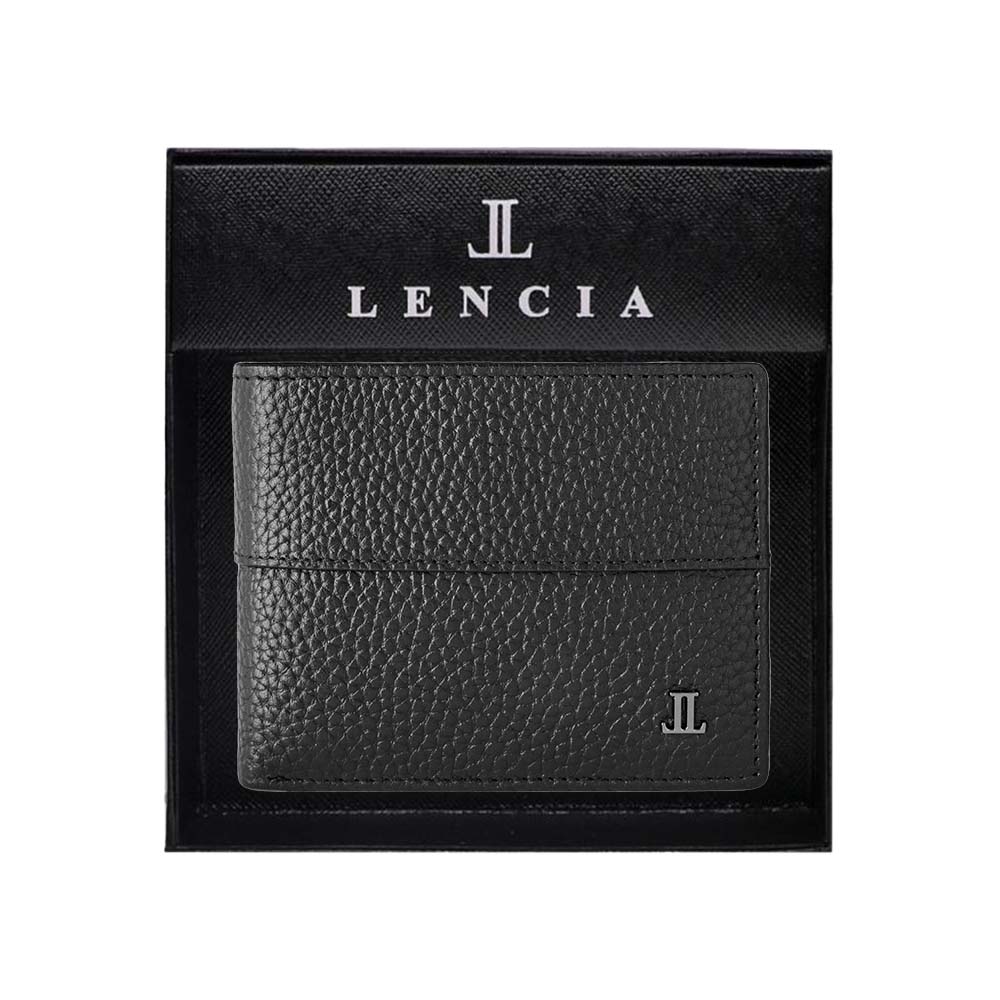 Lencia RFID Protected Floater DD Pattern Men Leather Wallet LMW-16665FDD - Image 9