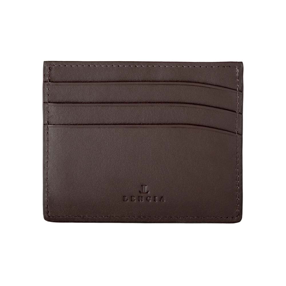 Lencia RFID Protected Scarlet Nappa Pattern Leather Card Holder LMWC-16673SN - Image 13