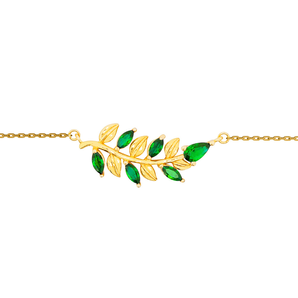 Lencia Women's Leaf Bracelet LLJ-JSC1682 - Image 7