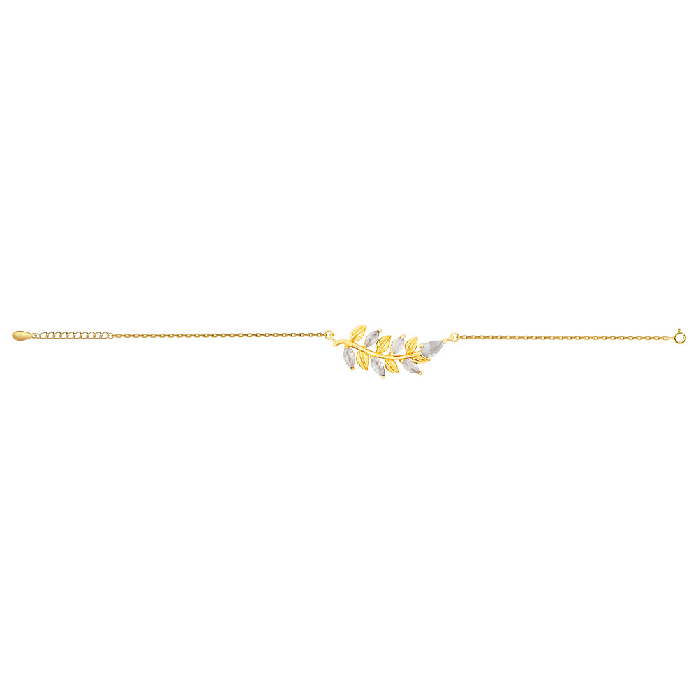 Lencia Women's Leaf Bracelet LLJ-JSC1682 - Image 4