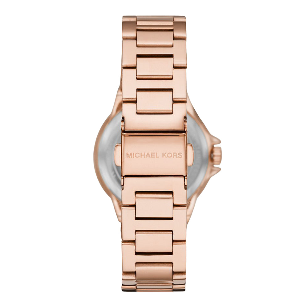 Michael Kors Camille Multifunction Rose Gold-Tone Steel Watch - Image 5