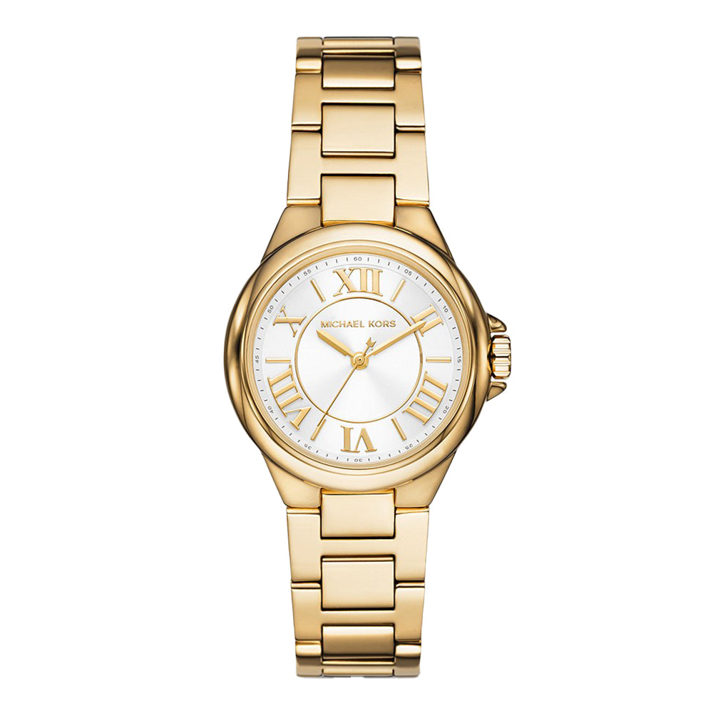 Michael Kors Camille Three-Hand Gold-Tone Stainless Steel Watch - Image 2