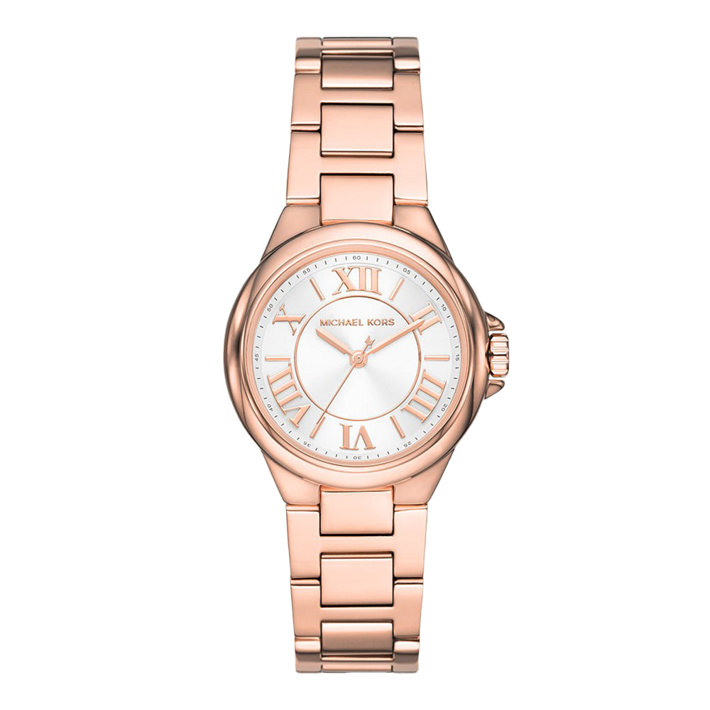 Michael Kors Camille Three-Hand Gold-Tone Stainless Steel Watch