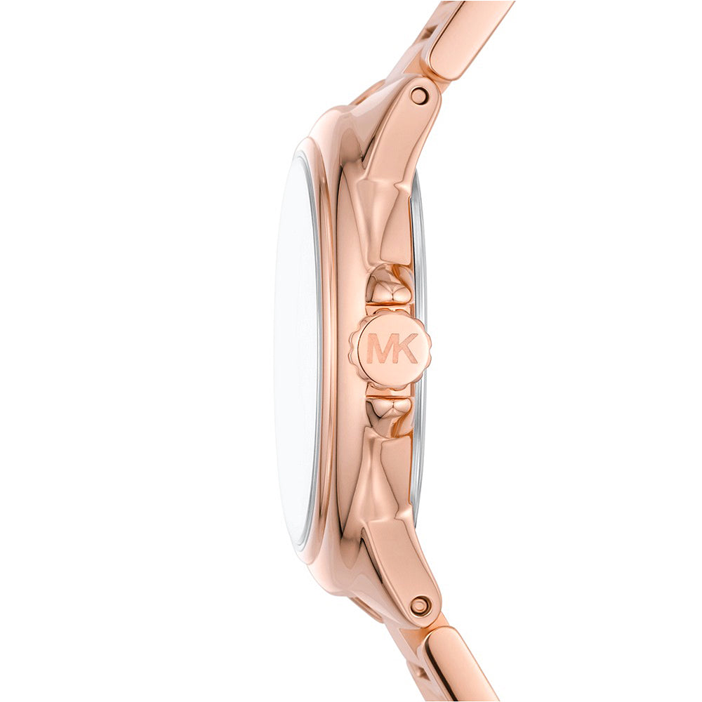Michael Kors Camille Three-Hand Gold-Tone Stainless Steel Watch - Image 4