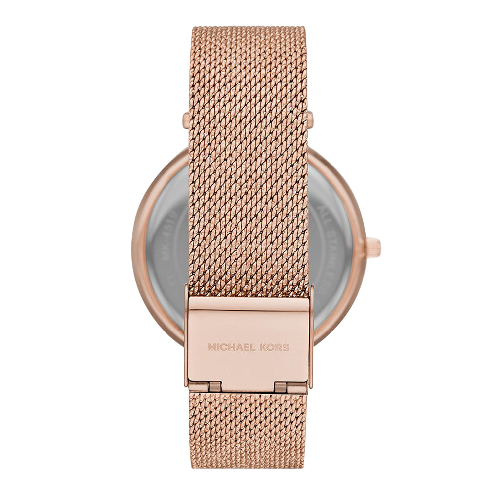 Michael Kors Darci Three-Hand Rose Gold Crystal Watch - Image 5