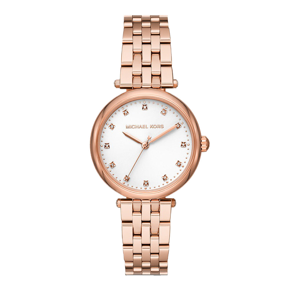 Michael Kors Diamond Darci Three-Hand Two-Tone Stainless Steel Watch - Image 2