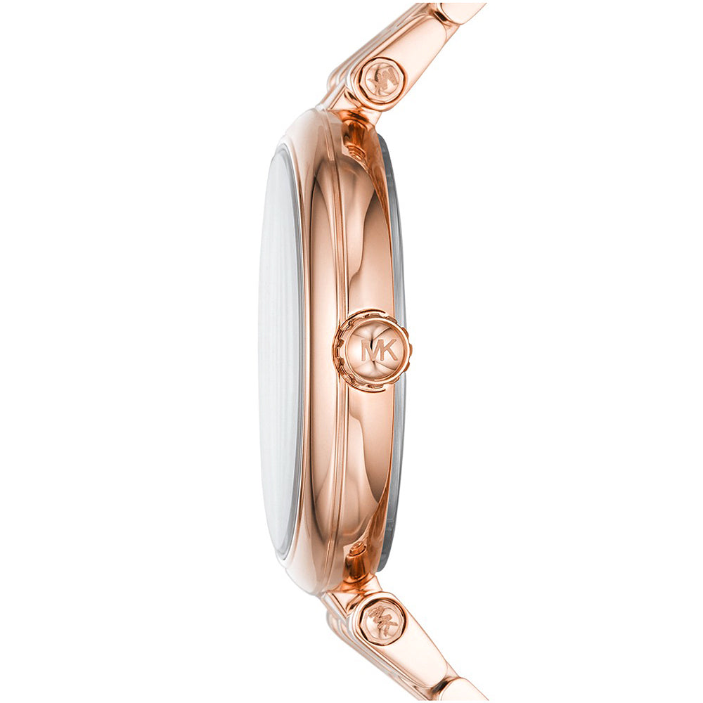 Michael Kors Diamond Darci Three-Hand Two-Tone Stainless Steel Watch - Image 4