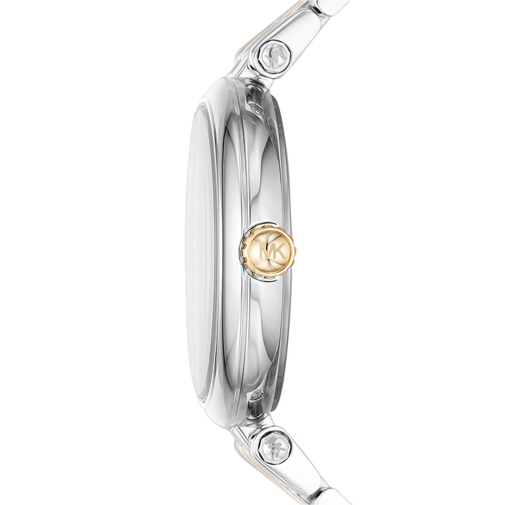 Michael Kors Diamond Darci Three-Hand Two-Tone Stainless Steel Watch - Image 3