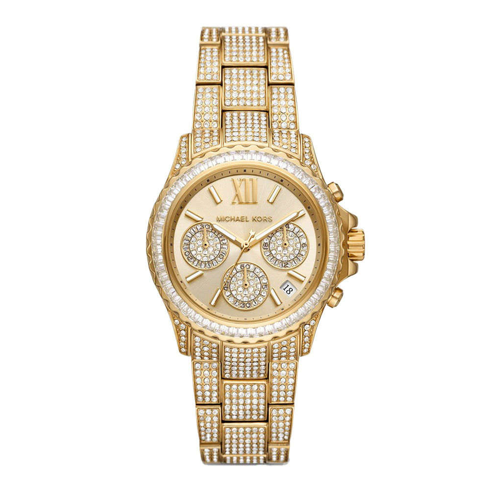 Michael Kors Everest Chronograph Gold-Tone Stainless Steel Watch