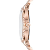 Michael Kors Layton Three-Hand Rose Gold-Tone Stainless Steel Watch - Image 5