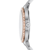 Michael Kors Layton Three-Hand Rose Gold-Tone Stainless Steel Watch - Image 6
