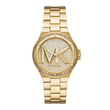 Michael Kors Lennox Three-Hand Gold-Tone Stainless Steel Watch