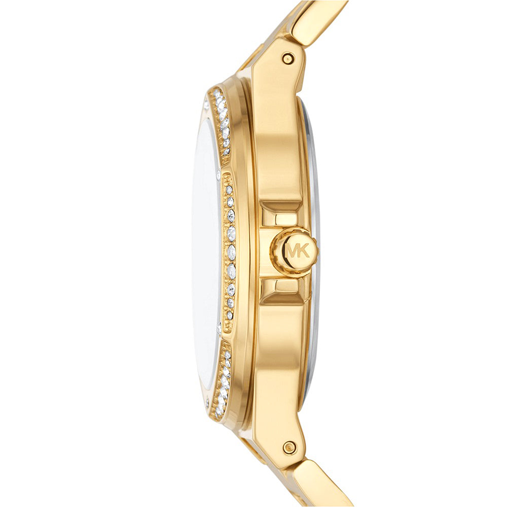 Michael Kors Lennox Three-Hand Gold-Tone Stainless Steel Watch - Image 4
