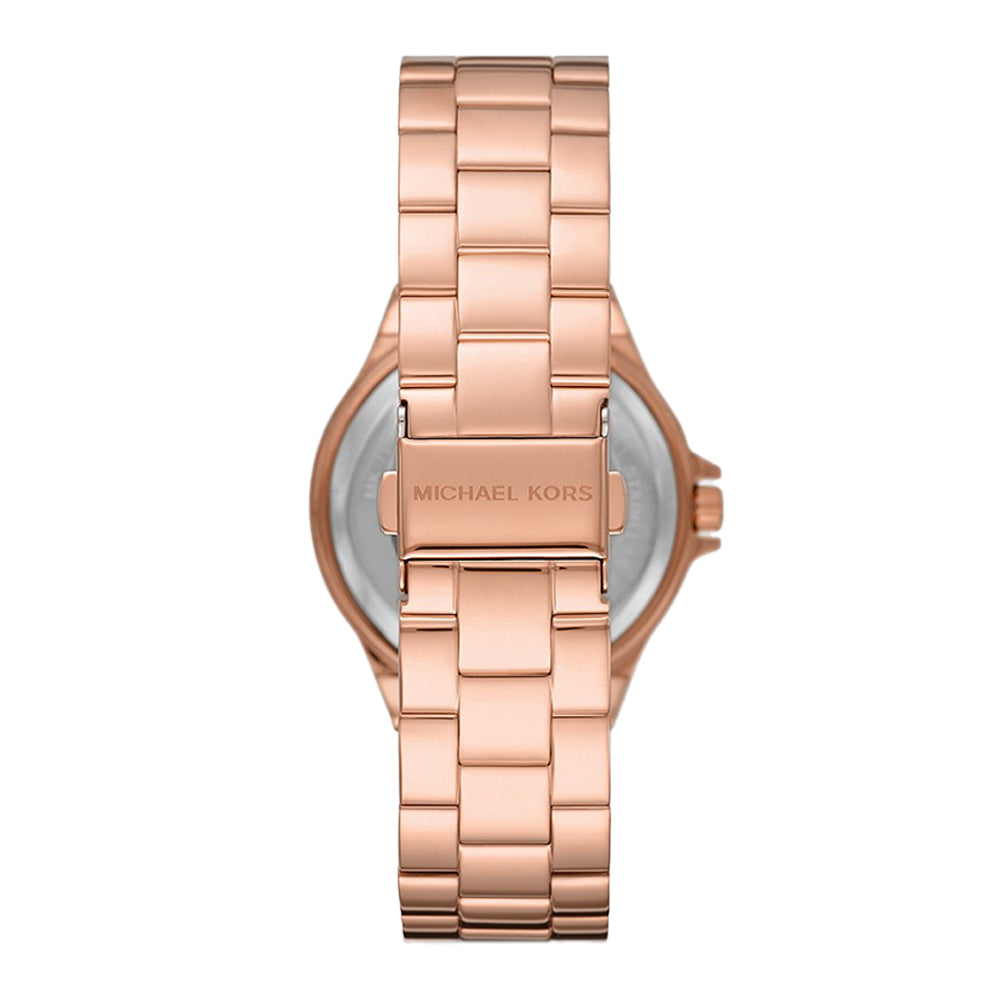 Michael Kors Lennox Three-Hand Gold-Tone Stainless Steel Watch - Image 8