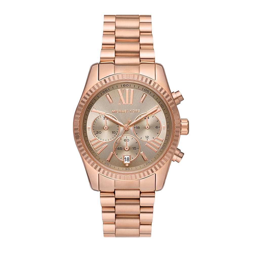 Michael Kors Lexington Chronograph Stainless Steel Watch - Image 2