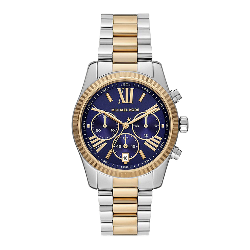 Michael Kors Lexington Chronograph Stainless Steel Watch - Image 3