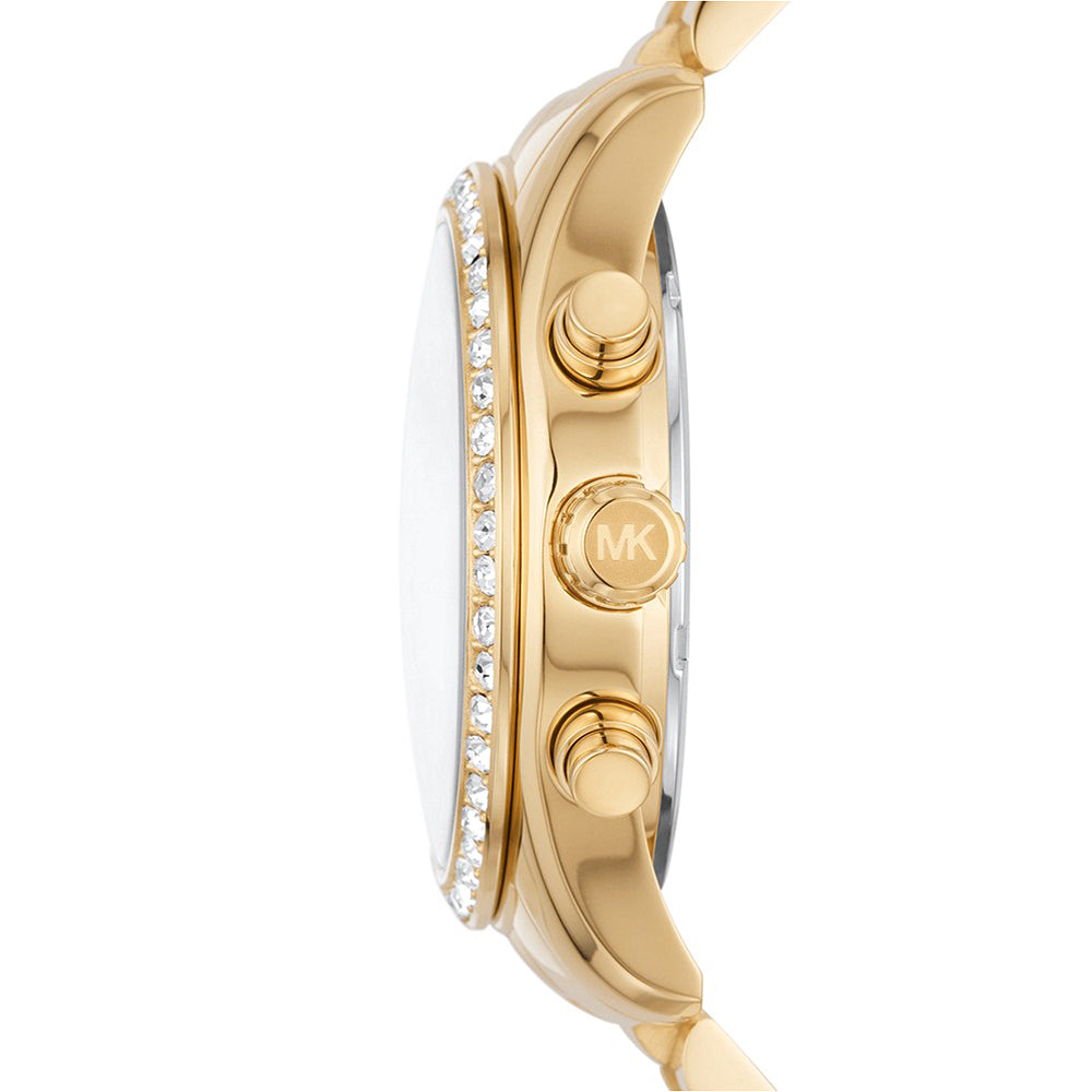Michael Kors Lexington Lux Chronograph Gold-Tone Stainless Steel Watch - Image 4