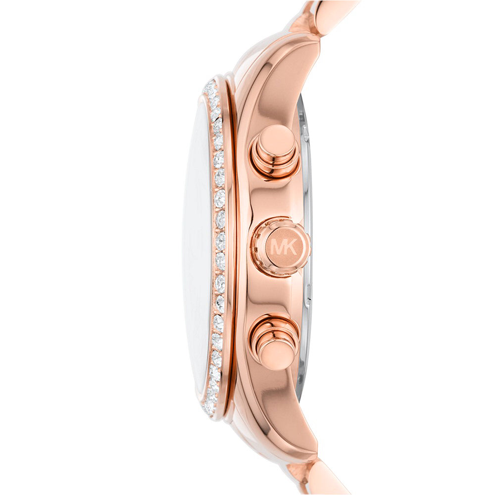 Michael Kors Lexington Lux Chronograph Gold-Tone Stainless Steel Watch - Image 5