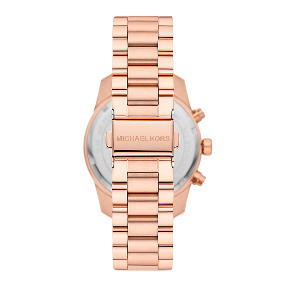 Michael Kors Lexington Lux Chronograph Gold-Tone Stainless Steel Watch - Image 8