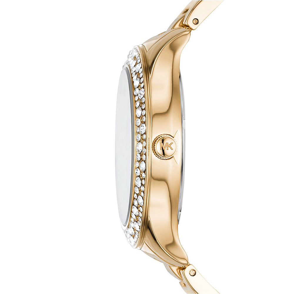 Michael Kors Liliane Three-Hand Rose Gold-Tone Stainless Steel Watch - Image 8