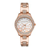 Michael Kors Liliane Three-Hand Rose Gold-Tone Stainless Steel Watch