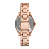 Michael Kors Liliane Three-Hand Rose Gold-Tone Stainless Steel Watch - Image 9