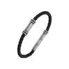 Police Barrell Black Silver Stainless Steel Bracelet for Men PEAGB0035003