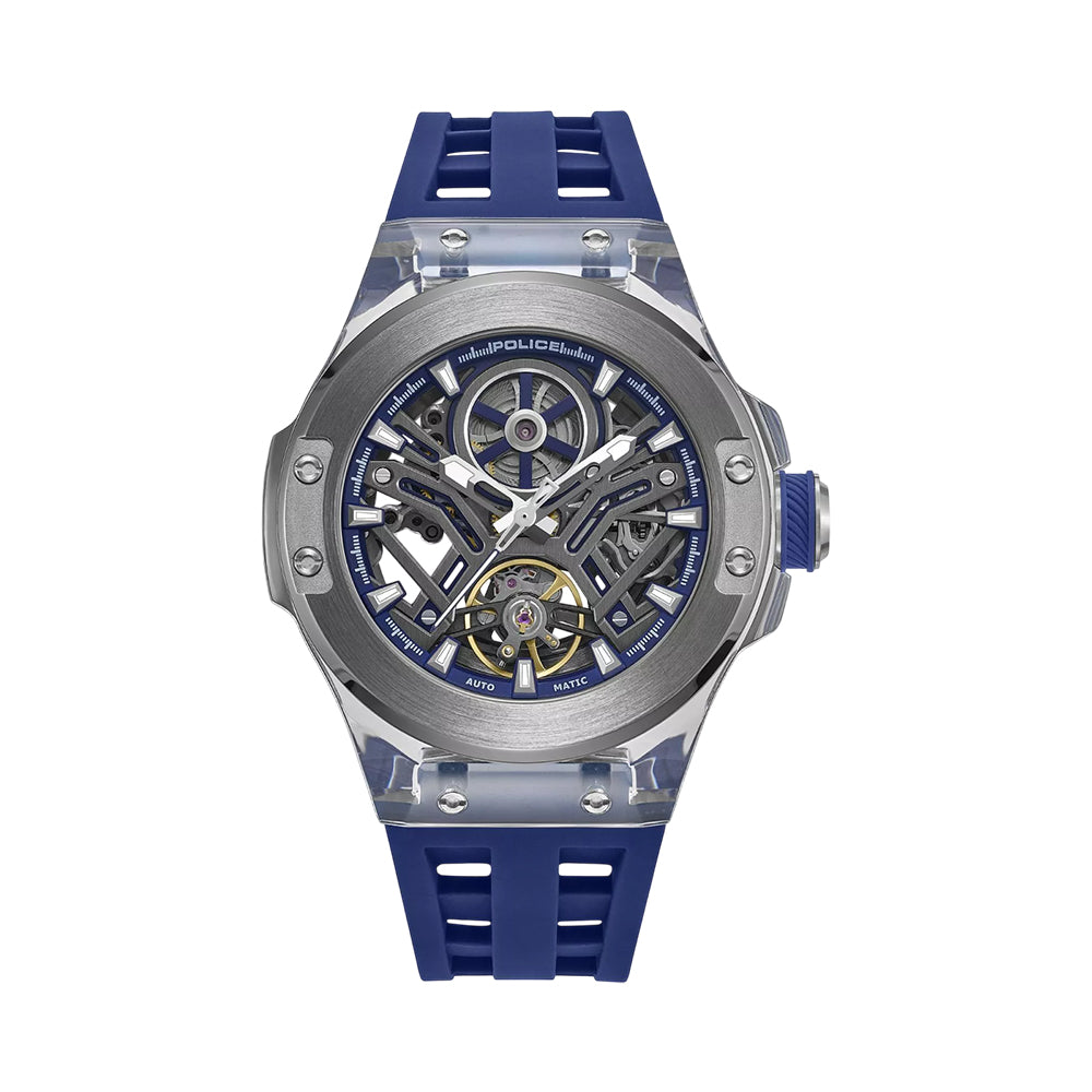 Police Cyclone Skeleton Automatic Men's Watch PEWGR0082204