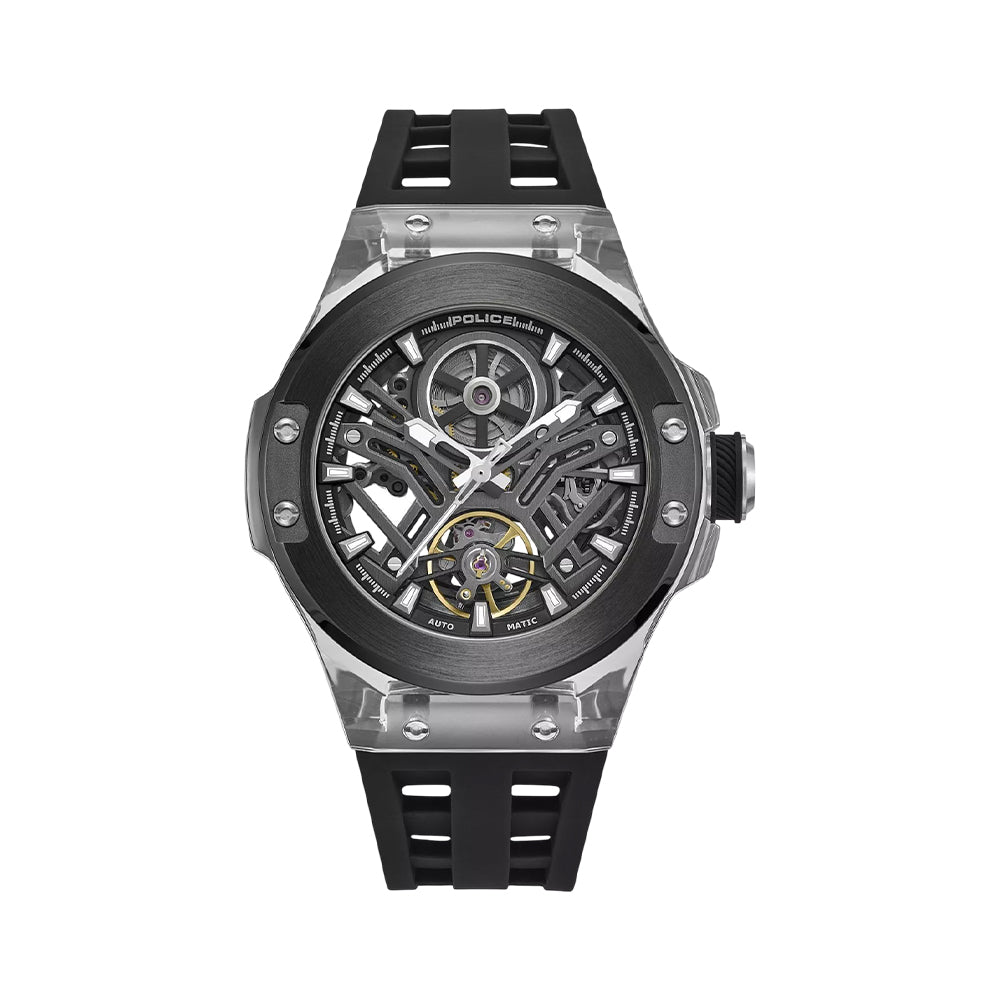 Police Cyclone Skeleton Automatic Watch PEWGR0082203