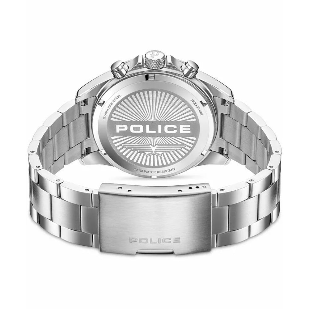 Police Defender Urban Chronograph Grey Dial Stainless Steel Bracelet Mens Watch PEWJK2227814M - Image 3
