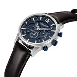 Police Driver Multifunction Black Leather Strap Mens Watch PEWJF2002801M - Image 2