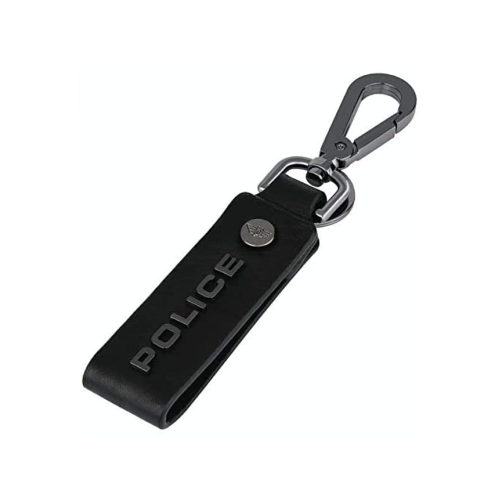 Police Droid Black Leather Keyring P Pa40077K - Image 6