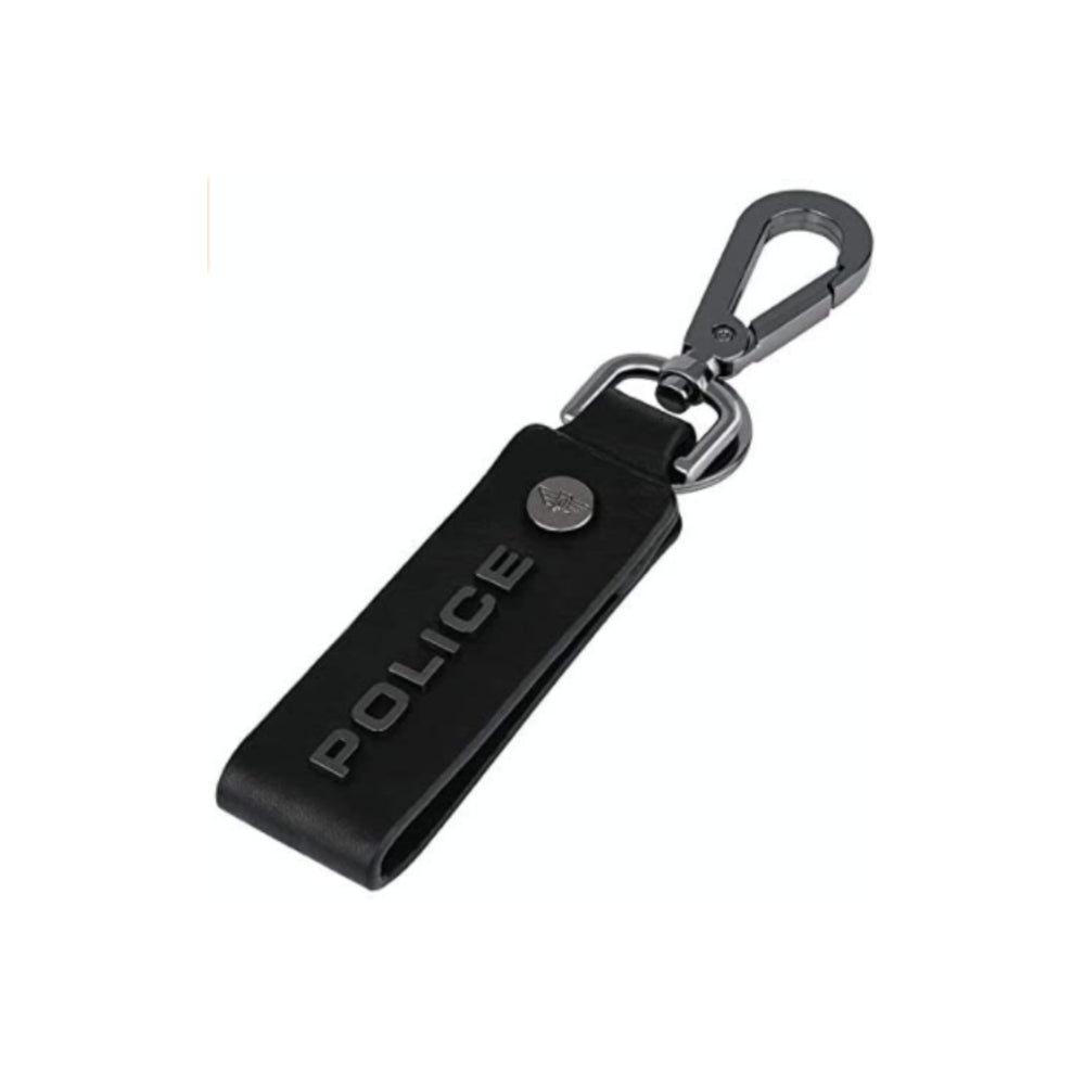 Police Droid Black Leather Keyring P Pa40077K - Image 7