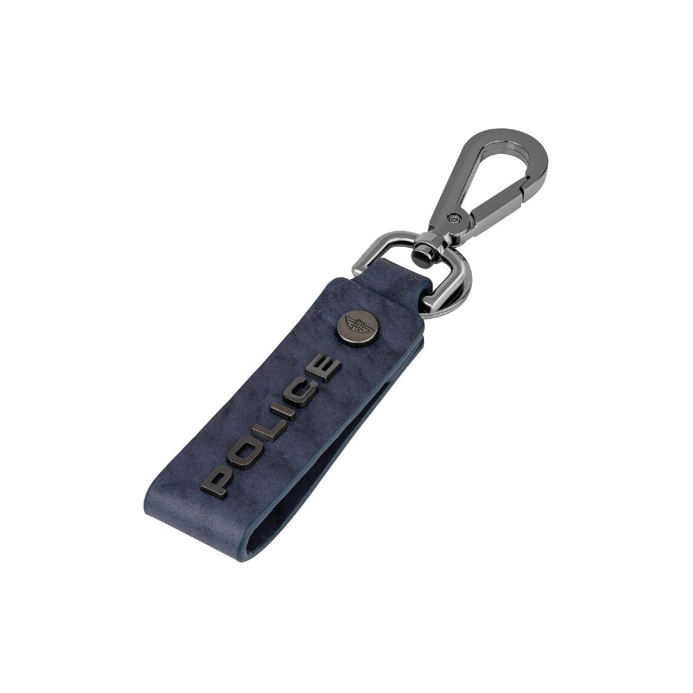 Police Droid Black Leather Keyring P Pa40077K - Image 5