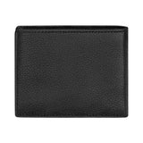 Police Drum Black Textured Leather Coin Wallet - PELGW2202501 - Image 2