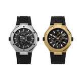 Police Dual Reversible Silver and Gold Toned Men Watch - PEWGQ0081901