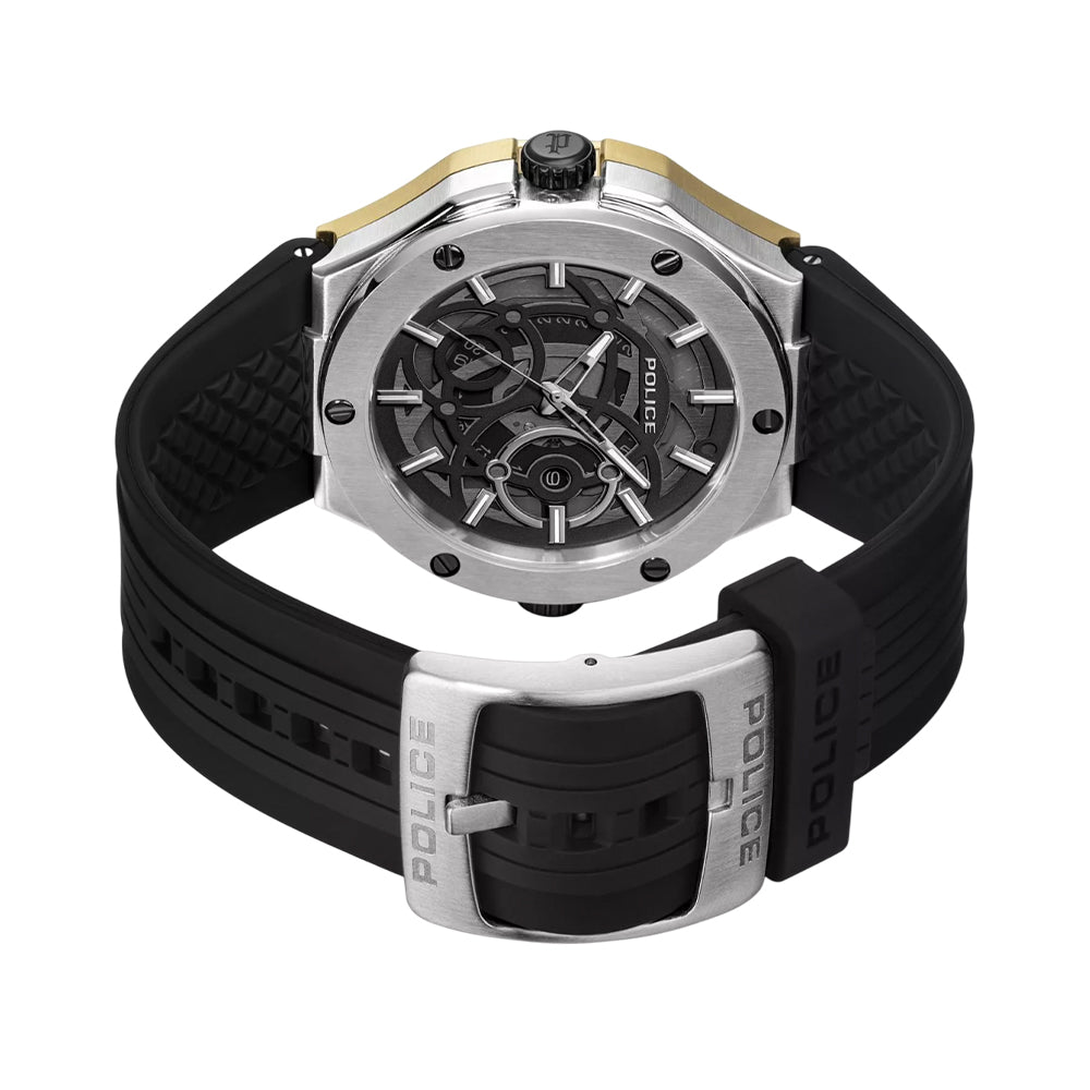 Police Dual Reversible Silver and Gold Toned Men Watch - PEWGQ0081901 - Image 4