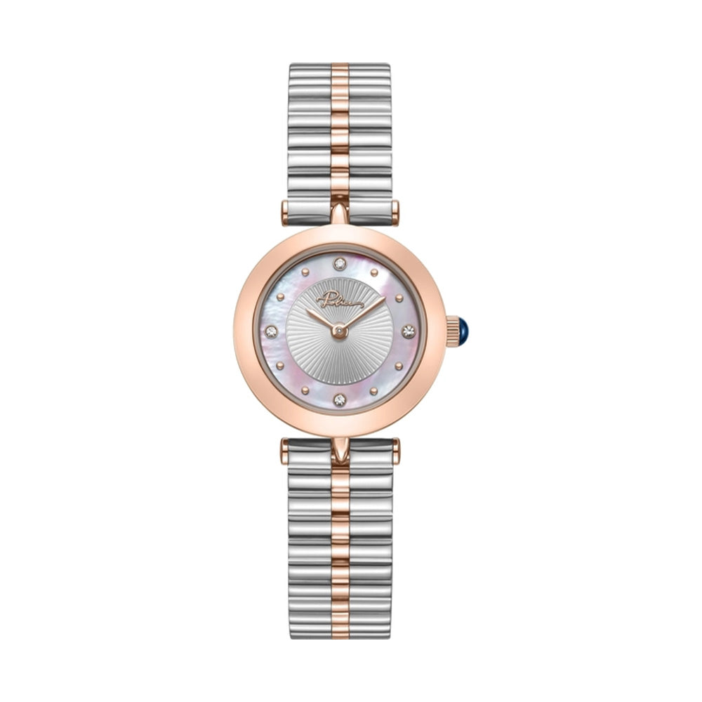 Police Grey Dial Rose Gold Metal Bracelet Womens Watch PEWLG2240603