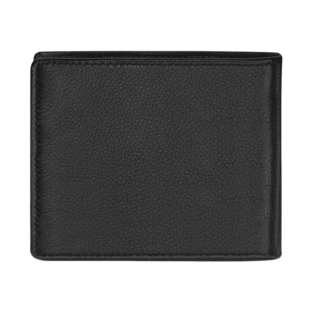 Police Heli Black Genuine Leather Coin Wallet - Image 2