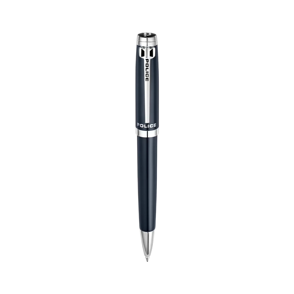 Police Meiryo Blue/Silver Ballpoint Pen PERGB0005302
